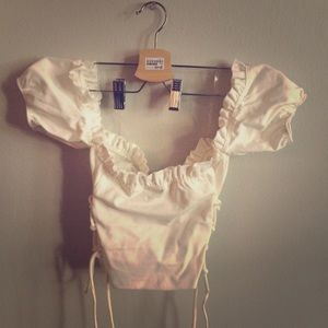 Charlotte Russe Cropped Blouse
